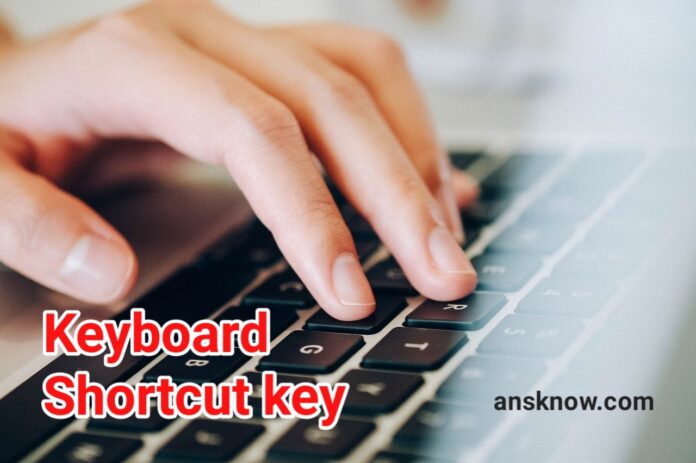 keyboard shortcut key